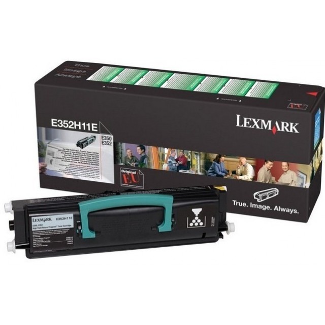 Lexmark E352H11E изкупуване на празна черна тонер касета
