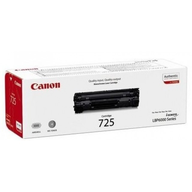 Canon CRG-725 изкупуване на празна черна тонер касета