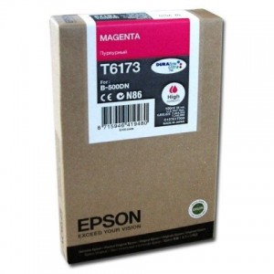 Epson T6173 червена мастилена касета