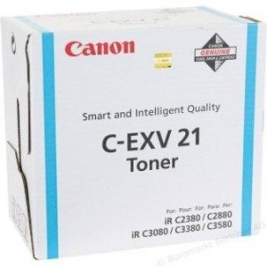 Canon C-EXV 21C оригинална синя тонер касета