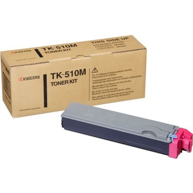 Kyocera TK-510M оригинална червена тонер касета