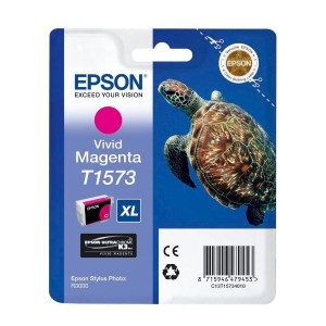Epson T1573XL яркочервена мастилена касета
