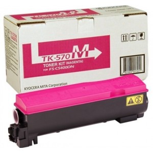 Kyocera TK-570M оригинална червена тонер касета