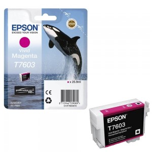 Epson T7603 яркочервена мастилена касета