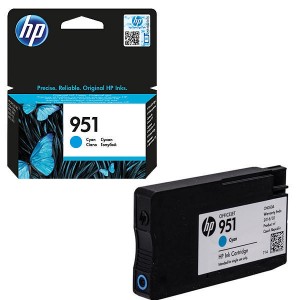 HP CN050AE синя мастилена касета 951