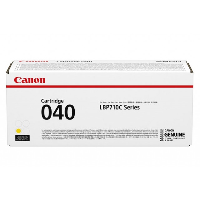Canon CRG-040 Y оригинална жълта тонер касета