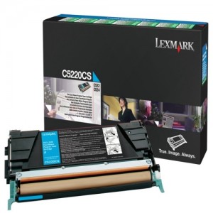 Lexmark C5220CS оригинална синя тонер касета (Return Program)