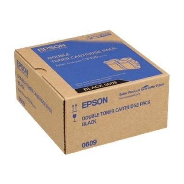 Epson C13S050609 двоен пакет оригинални черни тонер касети