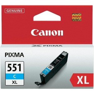 Canon CLI-551XLC синя мастилена касета