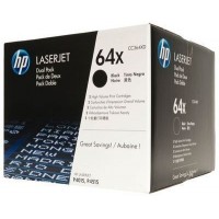 HP CC364XD двоен пакет оригинални черни тонер касети 64X