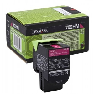 Lexmark 70C2HM0 оригинална червена тонер касета (Return Program)