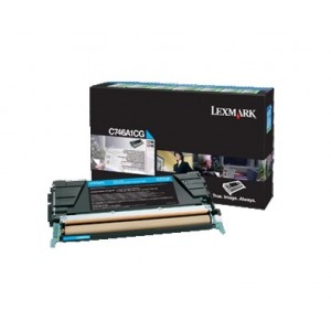 Lexmark C746A1CG оригинална синя тонер касета (Return Program)