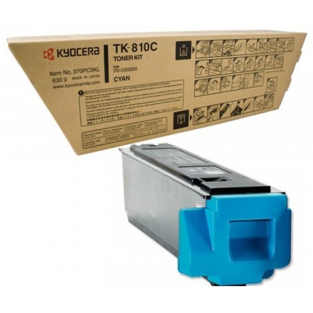 Kyocera TK-810C оригинална синя тонер касета