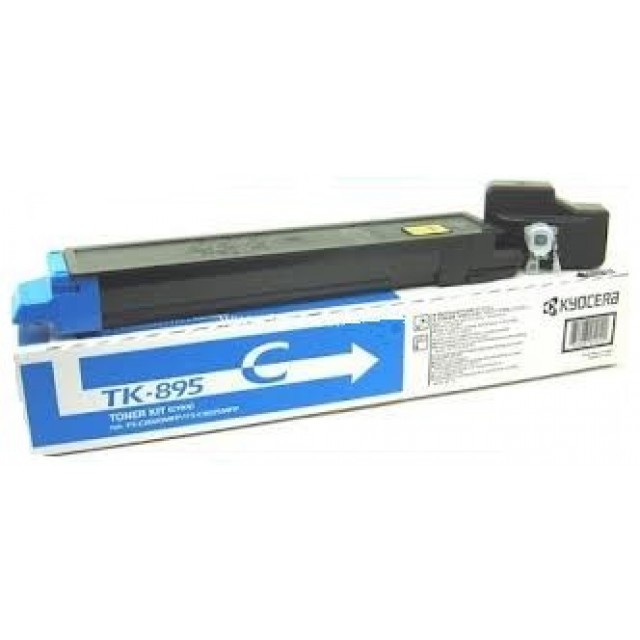 Kyocera TK-895C оригинална синя тонер касета