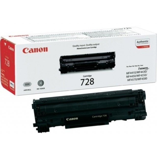 Canon CRG-728 оригинална черна тонер касета