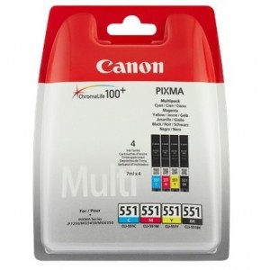 Canon CLI-551CMYK комплект мастилени касети