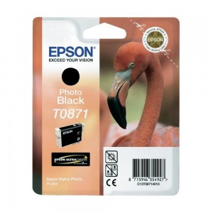 Epson T0871 фото черна мастилена касета