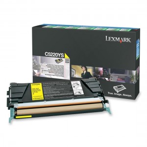 Lexmark C5220YS оригинална жълта тонер касета (Return Program)