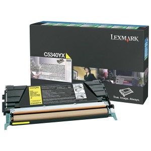 Lexmark C5340YX оригинална жълта тонер касета (Return Program)