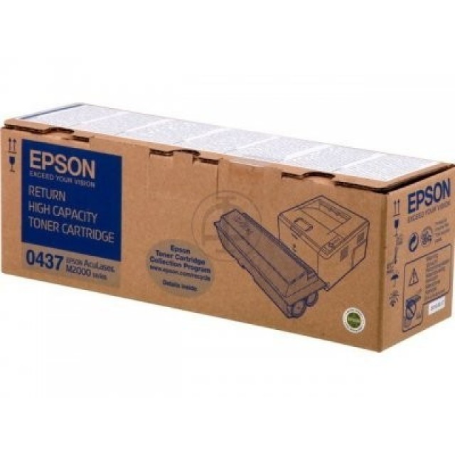 Epson C13S050437 оригинална черна тонер касета (return program)