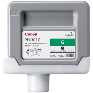 Canon PFI-301G зелена мастилена касета