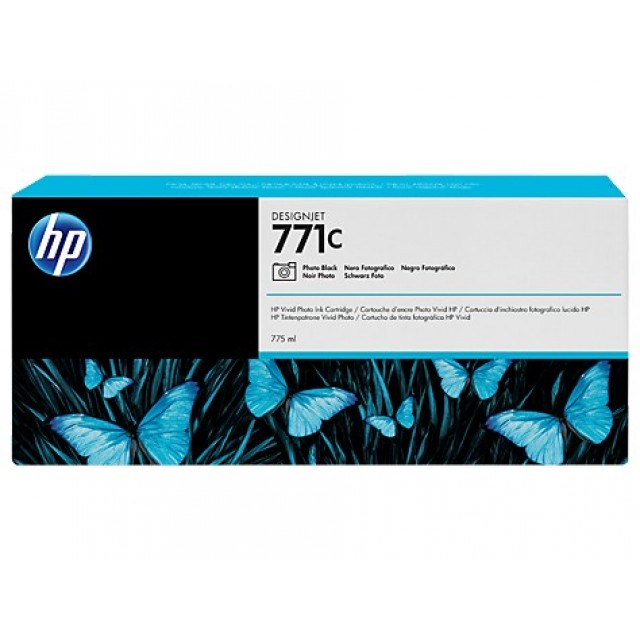 HP B6Y13A фото черна мастилена касета 771C