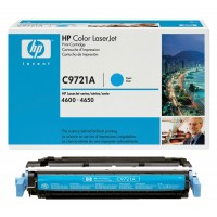 HP C9721A оригинална синя тонер касета 641A