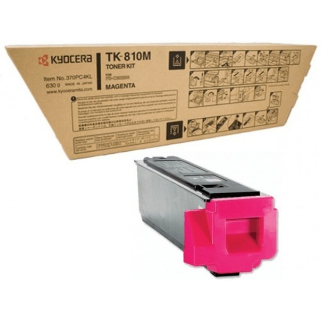 Kyocera TK-810M оригинална червена тонер касета