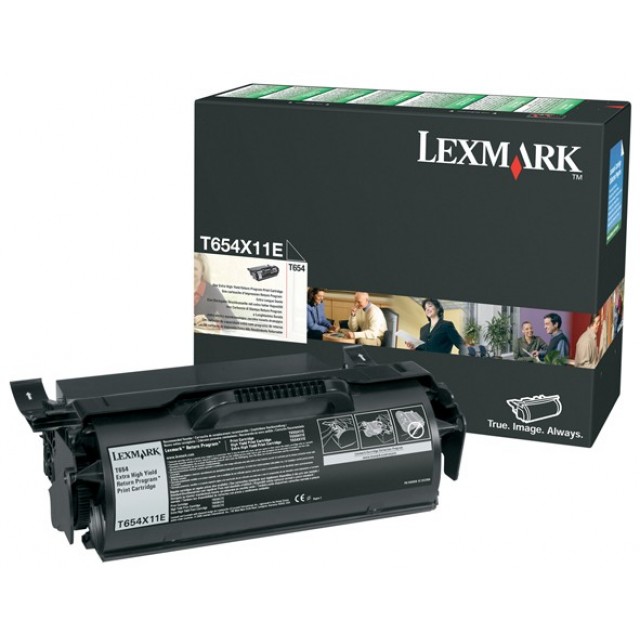 Lexmark T654X11E оригинална черна тонер касета (Return Program)