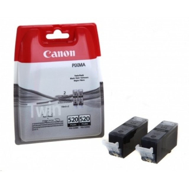 Canon PGI-520BK двоен пакет черни мастилени касети