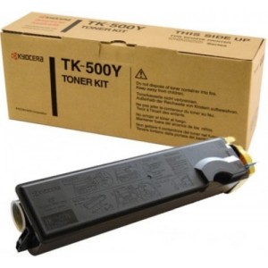 Kyocera TK-500Y оригинална жълта тонер касета