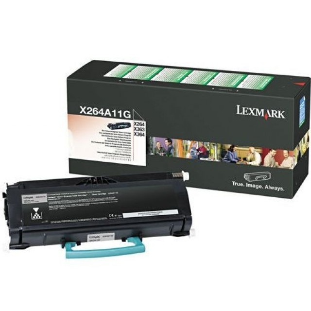 Lexmark X264A11G оригинална черна тонер касета (Return Program)