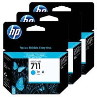 HP CZ134A пакет 3 сини мастилени касети 711