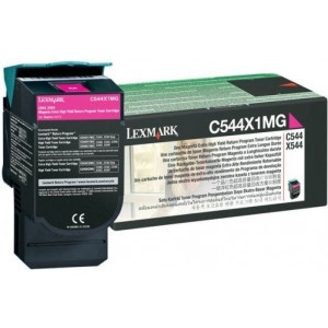 Lexmark C544X1MG оригинална червена тонер касета (Return Program)