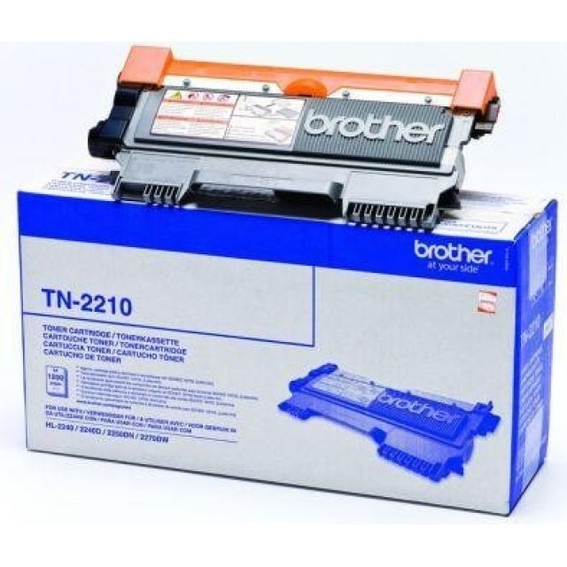 Brother TN-2210 оригинална черна тонер касета