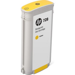 HP F9J65A жълта мастилена касета 728