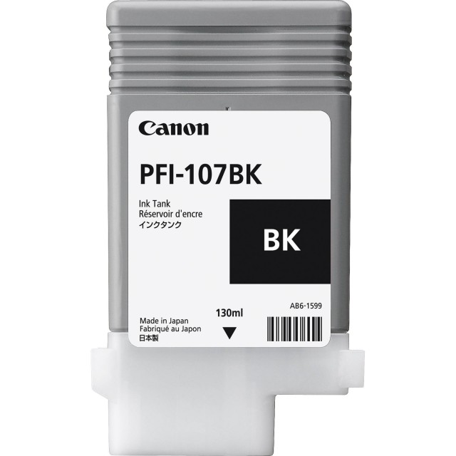 Canon PFI-107BK черна мастилена касета