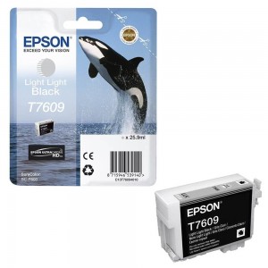 Epson T7609 светло светлочерна мастилена касета