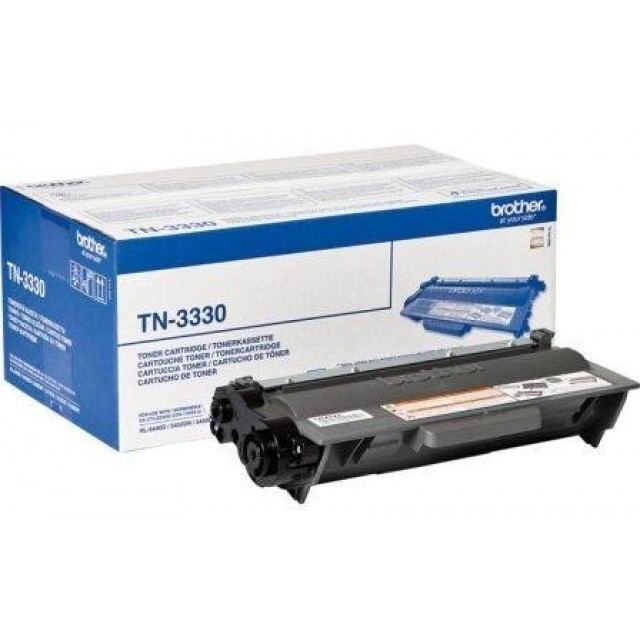 Brother TN-3330 оригинална черна тонер касета