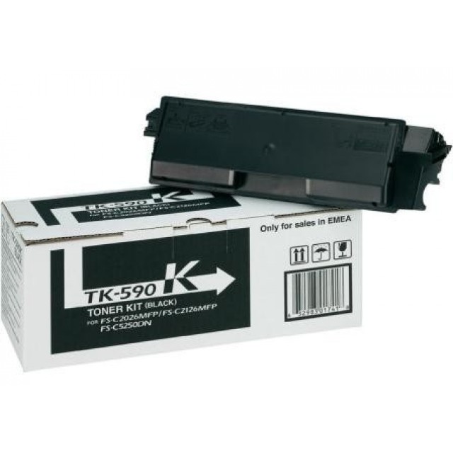 Kyocera TK-590K оригинална черна тонер касета
