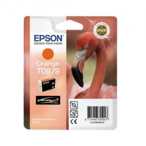 Epson T0879 оранжева мастилена касета