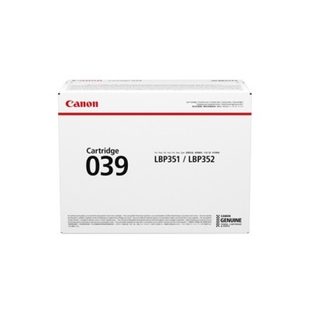 Canon CRG-039H оригинална черна тонер касета