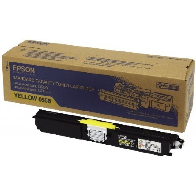 Epson C13S050558 оригинална жълта тонер касета