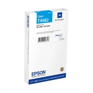 Epson T9082 синя мастилена касета C13T908240 за 4000 стр.